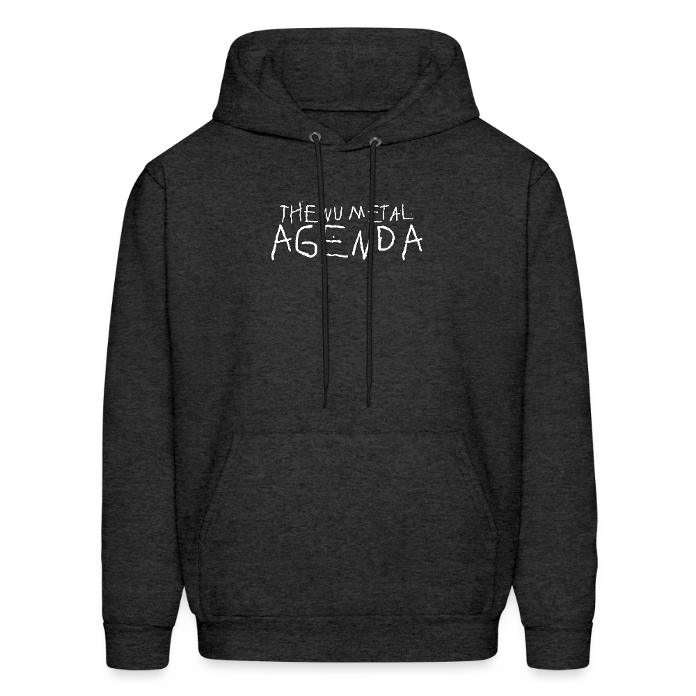 NMA Skully Guy - Flame Hoodie - charcoal grey