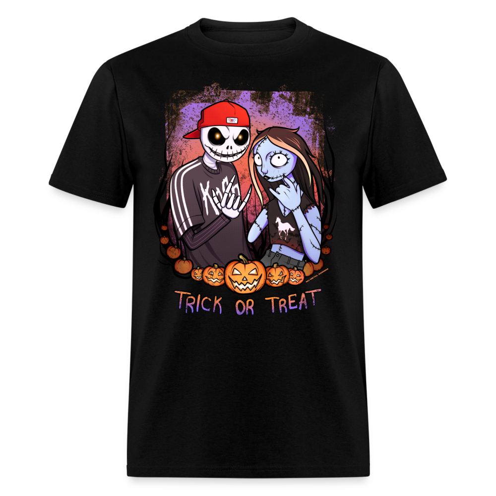 Jack and Sally Nu-Metal Enjoyers - Tee - black