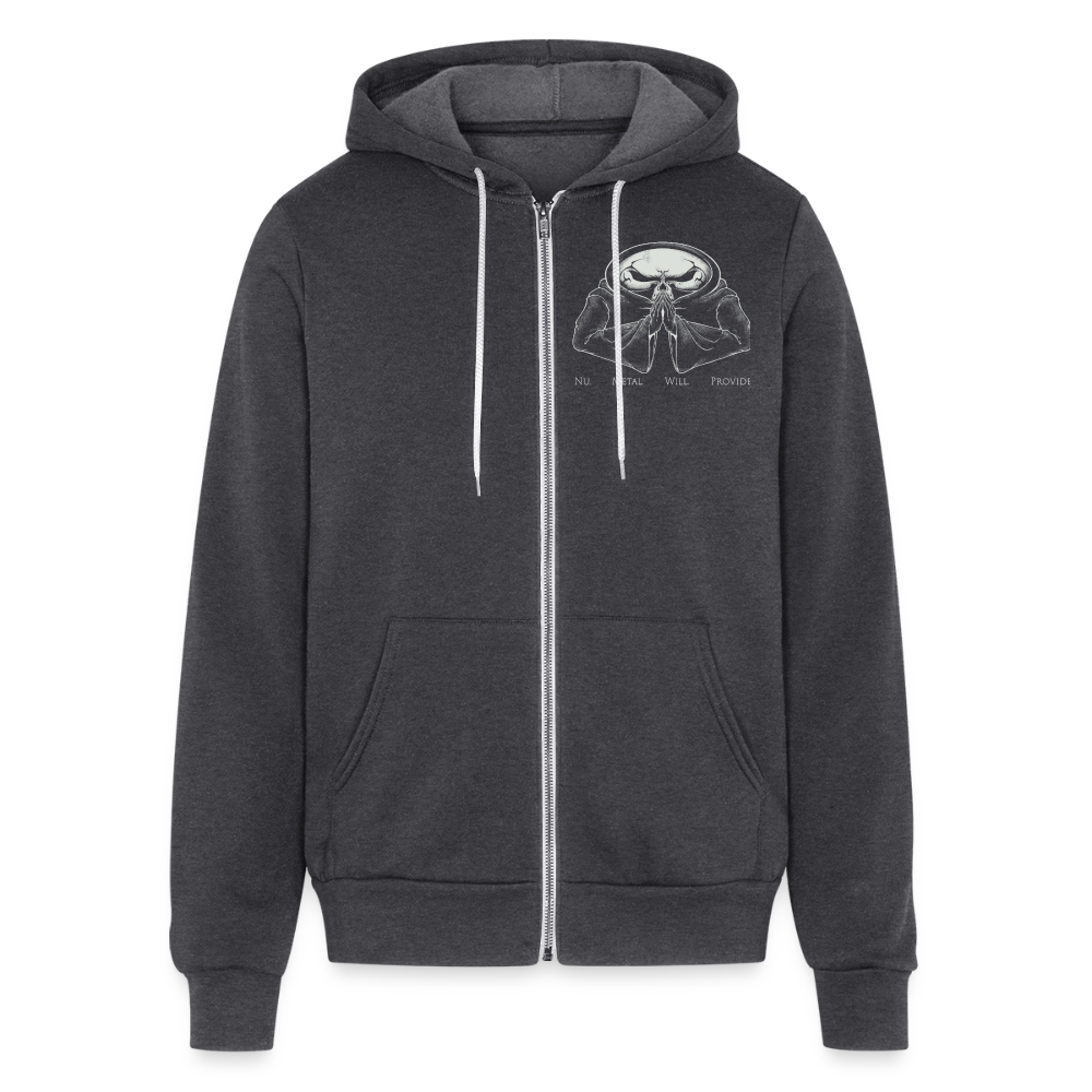Nu Metal Will Provide - Zip Hoodie - charcoal grey