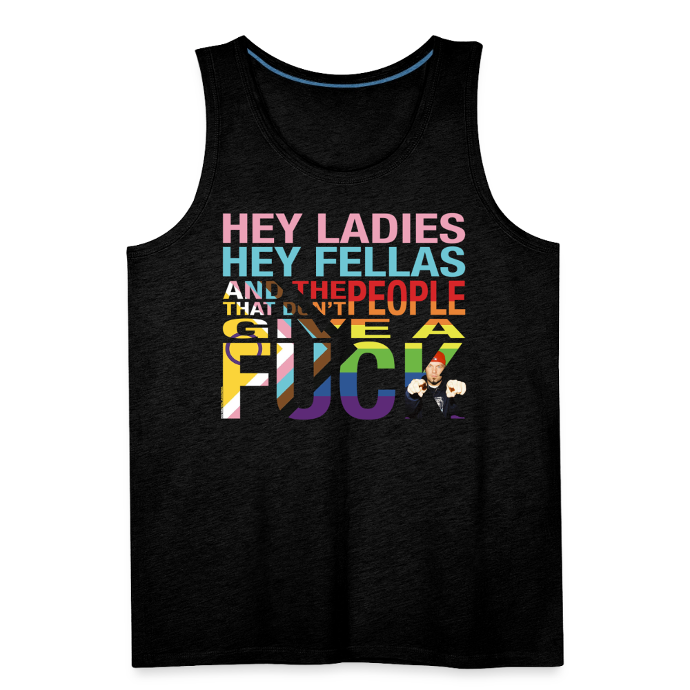 The People That Don't Give A Fuck - Premium Tank - charcoal grey