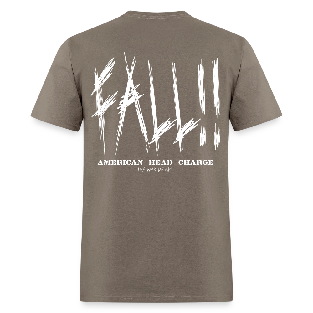 "Fall" - A Violent Reaction: 25 Years of The War of Art | T-Shirt - safari