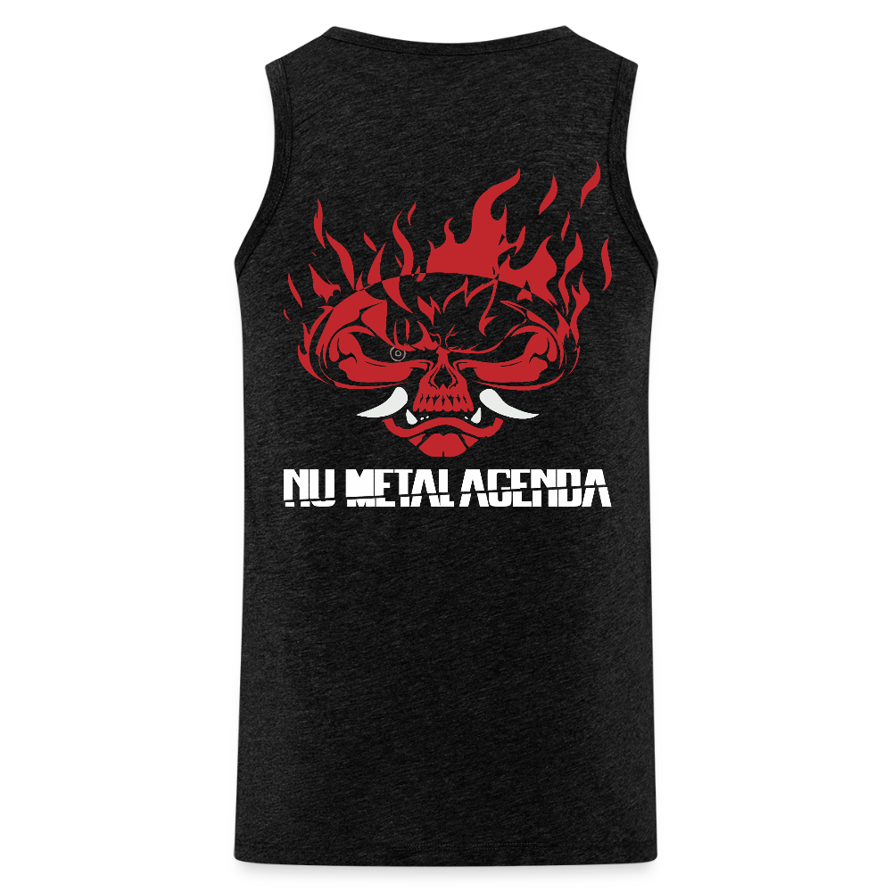 The Samurai Metal Agenda - Premium Tank (2-sided) - charcoal grey