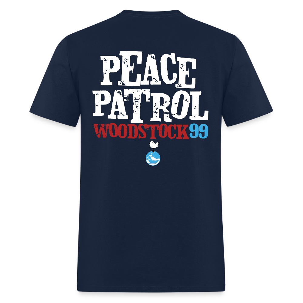 Woodstock 99 Peace Patrol - Tee - navy