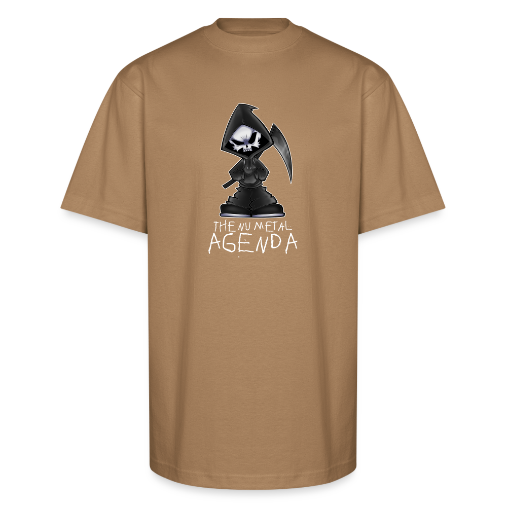 NMA Skull Reaper - Oversized Heavyweight T-Shirt - khaki