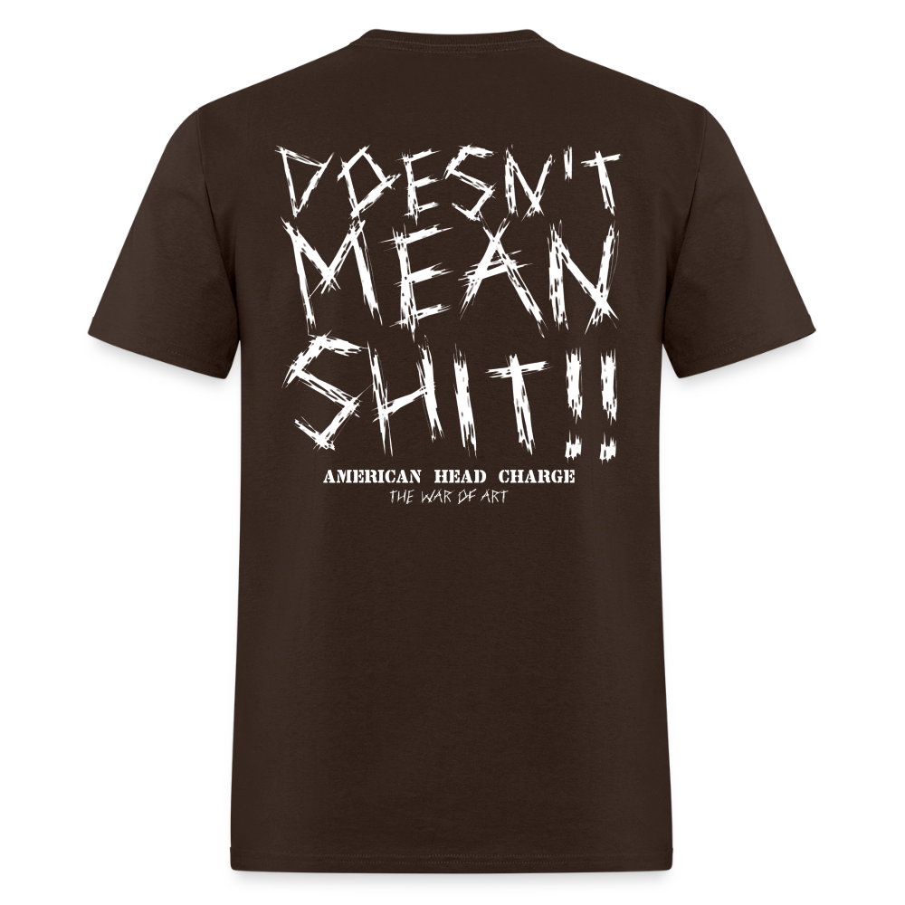 "Reach and Touch" - A Violent Reaction: 25 Years of The War of Art | T-Shirt - brown