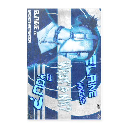 What's Nu? <3's Elaine of Wristmeetrazor - Poster 8x12 - white