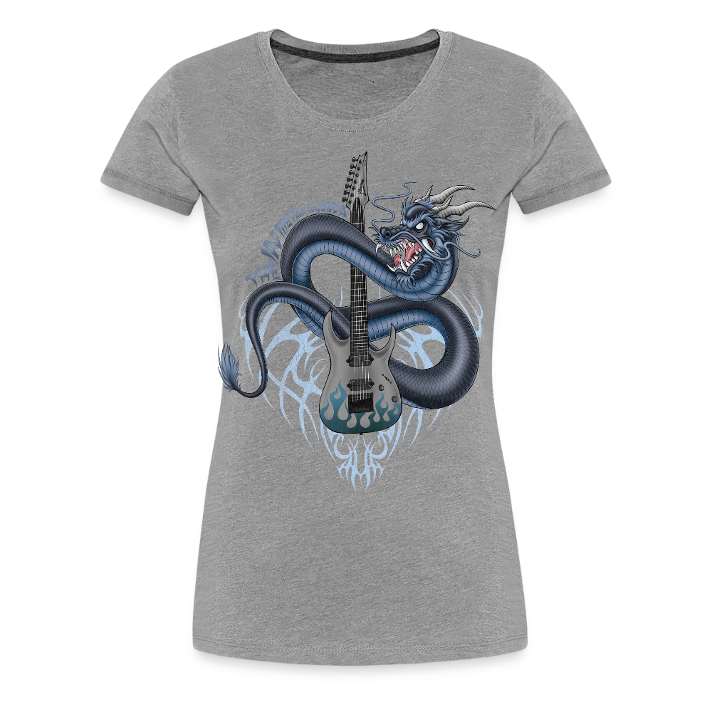 The Nu Metal Dragon Agenda - Women’s Premium T-Shirt - heather gray