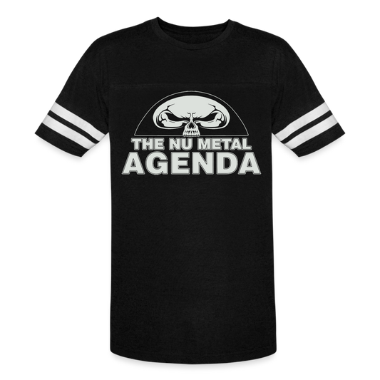 NMA Skull - Vintage Sport T-Shirt - black/white