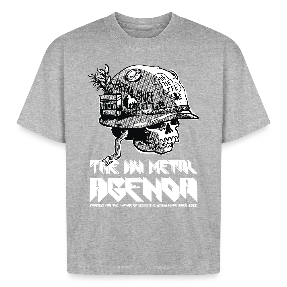 NMARMY - Boxy Fit Unisex T-Shirt - heather gray