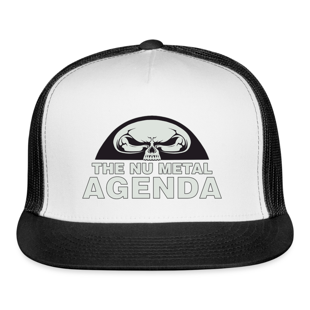 NMA Skull - Trucker Cap - white/black