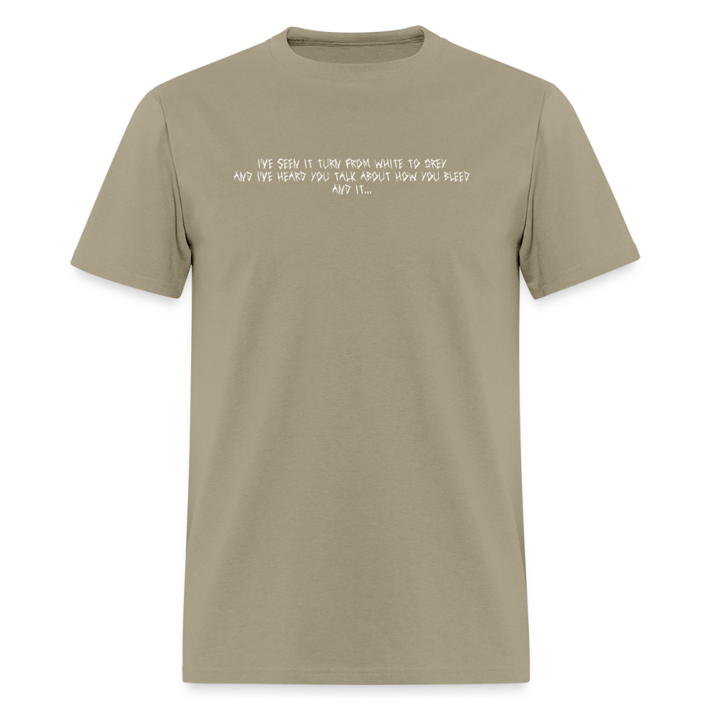 "Reach and Touch" - A Violent Reaction: 25 Years of The War of Art | T-Shirt - khaki