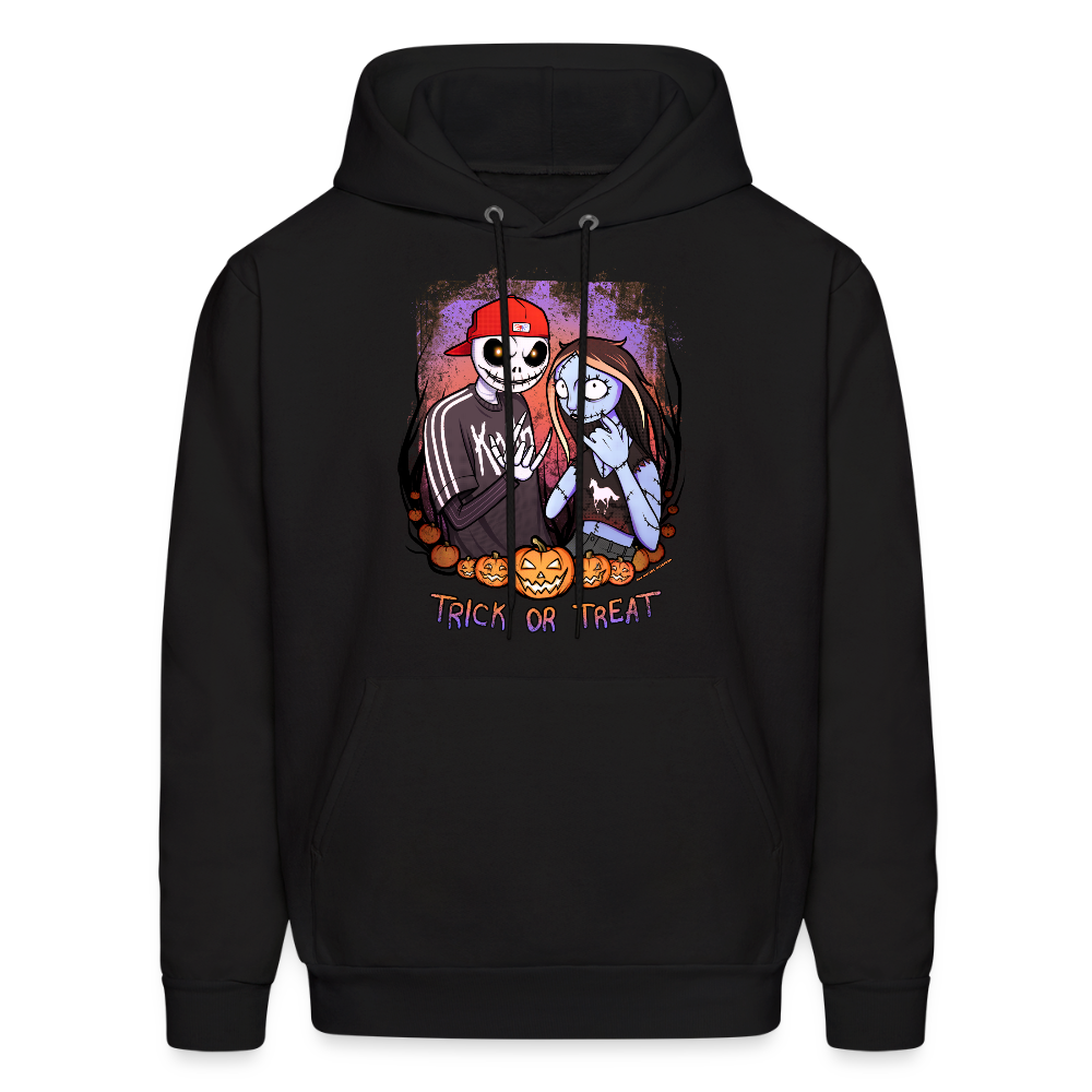Jack and Sally Nu-Metal Enjoyers - Hoodie - black