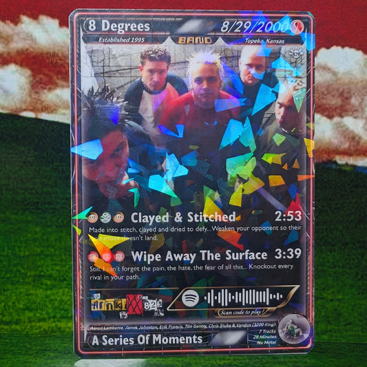 8 Degrees Holographic Trading Card