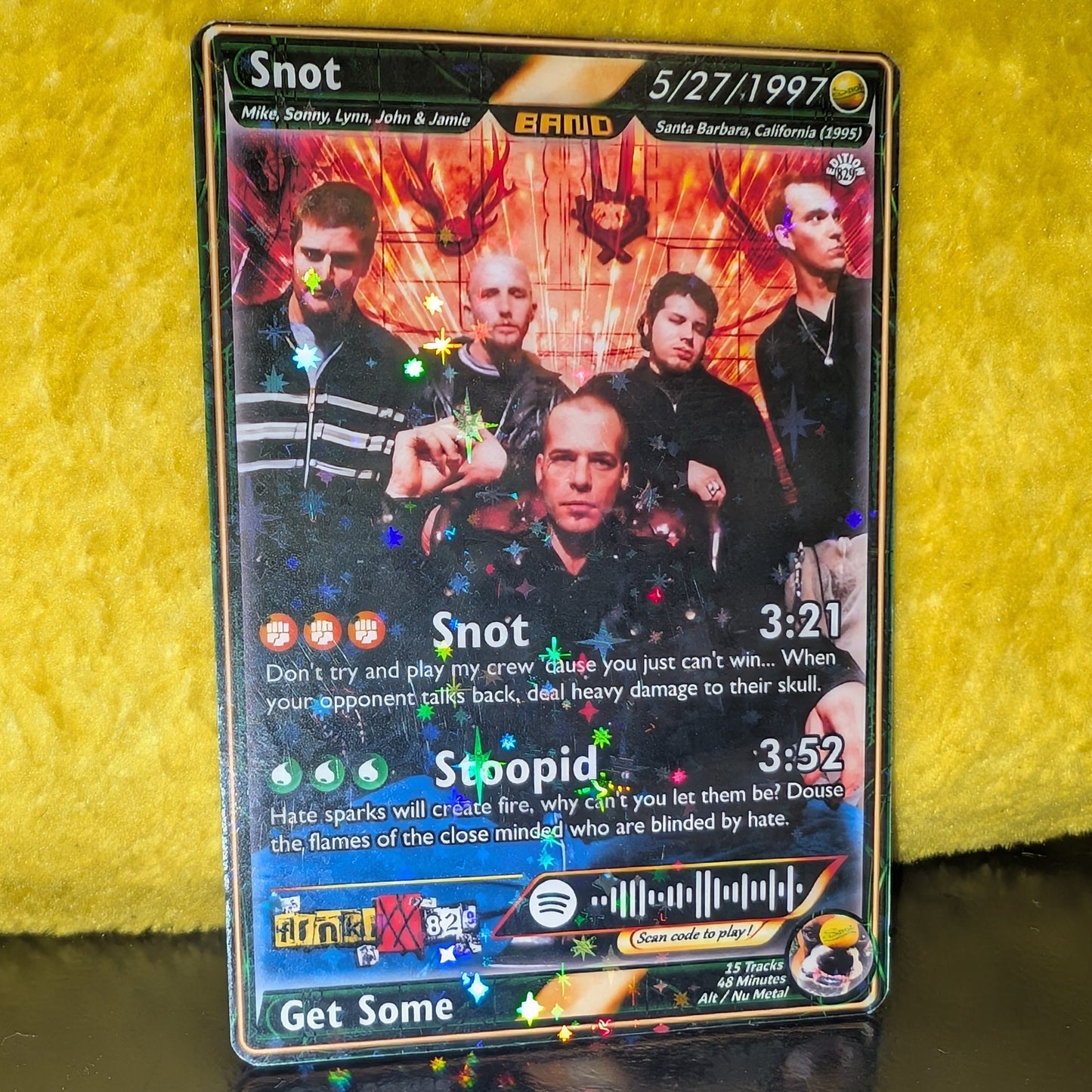 Snot Holographic Trading Card