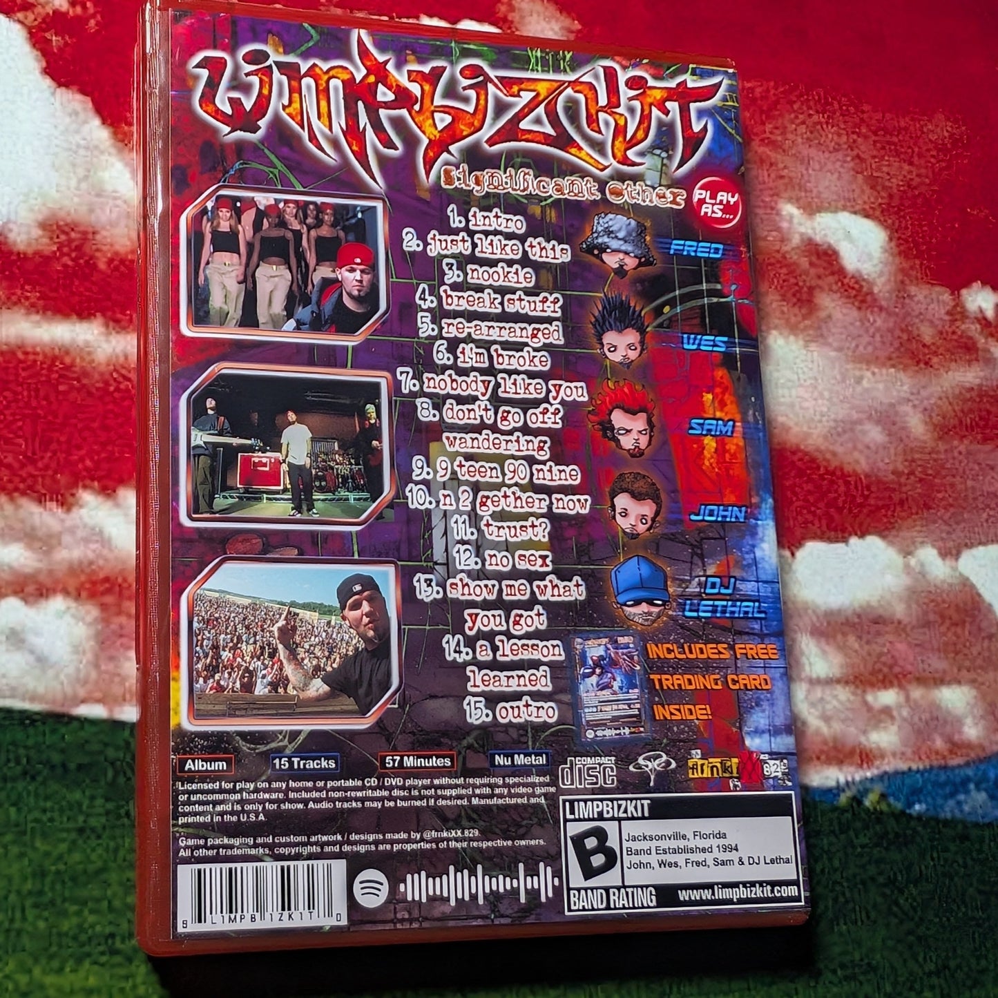 Limp Bizkit / Significant Other PlayStation 2 Case