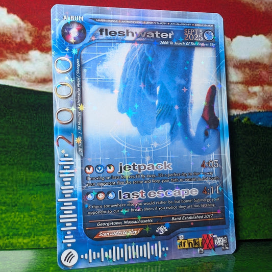 Fleshwater '2000: In Search of the Endless Sky' Holographic Trading Card
