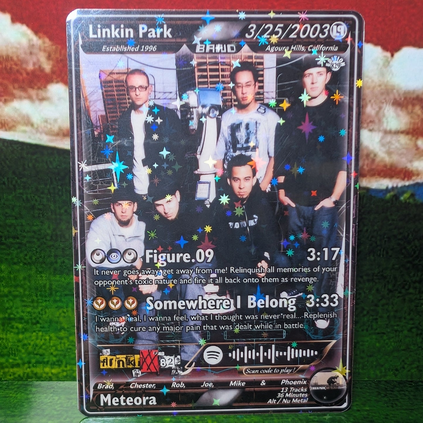 Linkin Park Holographic Trading Card Set