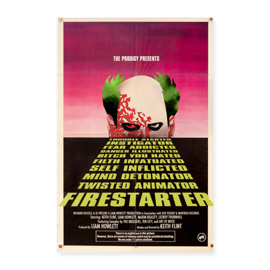 Dawn of the Living Firestarter - Poster - white