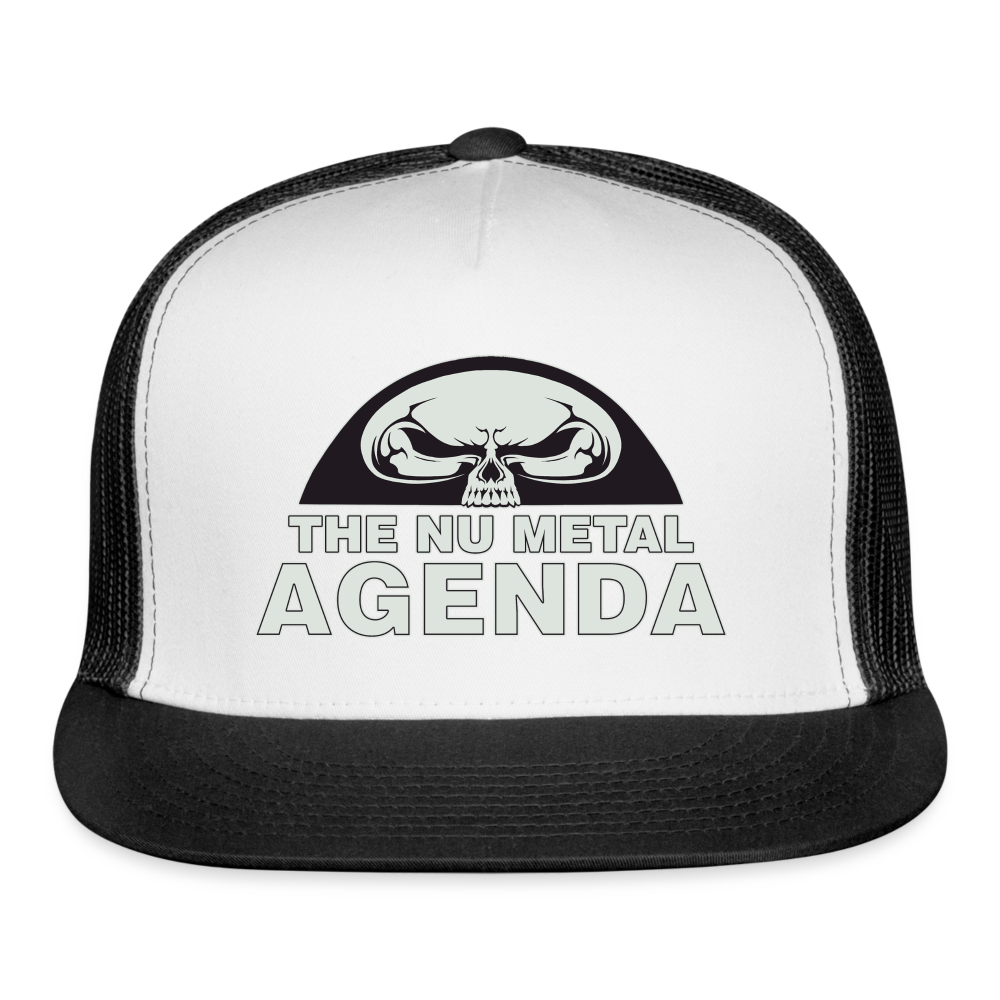 NMA Skull - Trucker Cap - white/black