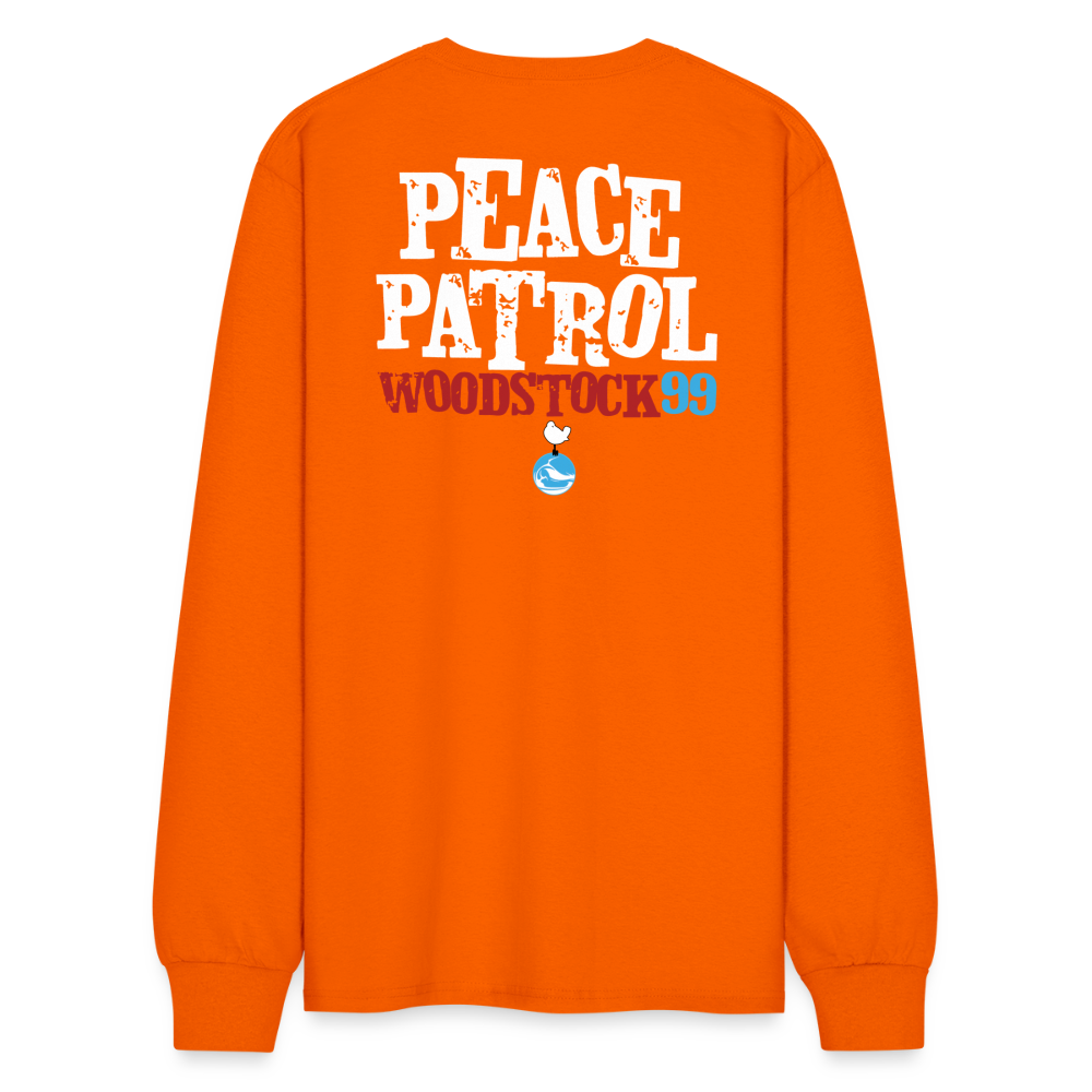 Woodstock 99 Peace Patrol - Longsleeve - orange