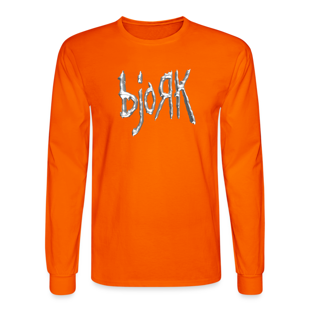 bjoЯk - Long Sleeve Tee - orange