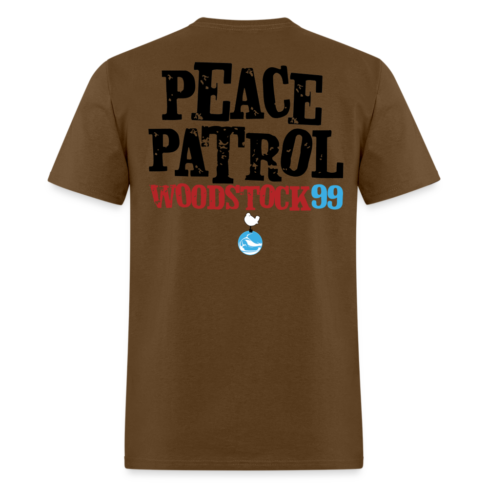 Woodstock 99 Peace Patrol - Color Tees - brown
