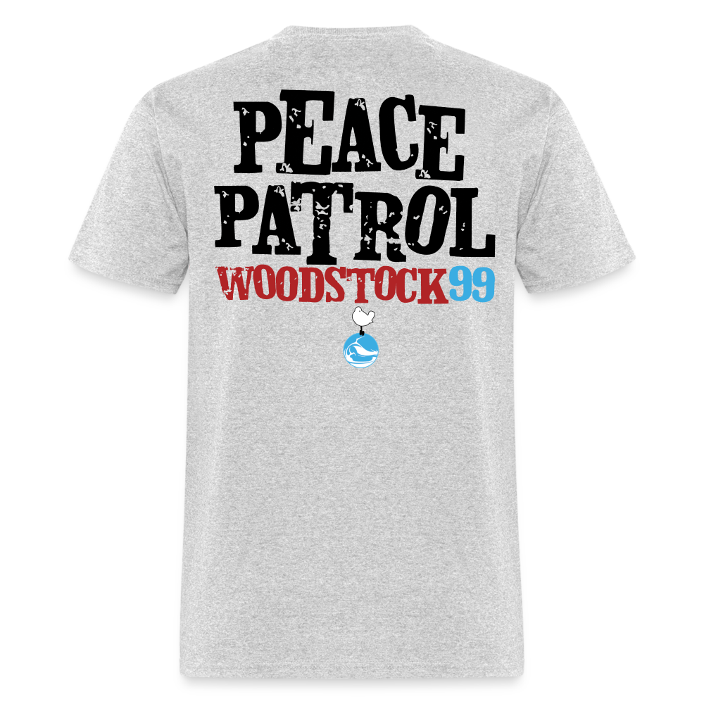 Woodstock 99 Peace Patrol - Color Tees - heather gray