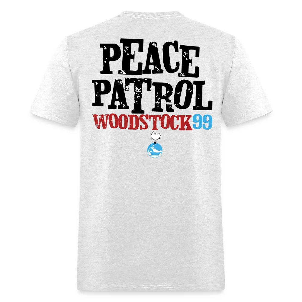 Woodstock 99 Peace Patrol - Color Tees - light heather gray