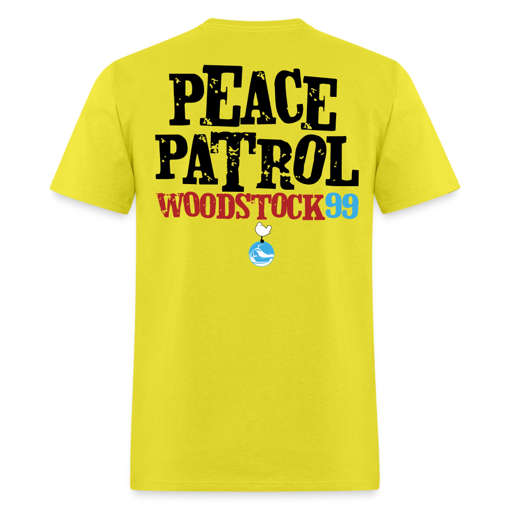 Woodstock 99 Peace Patrol - Color Tees - yellow