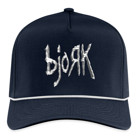 bjoRk - Rope Cap - navy/white