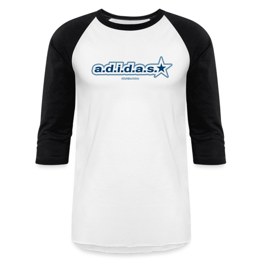 All Day I Dream About Sex - Baseball tee - white/black