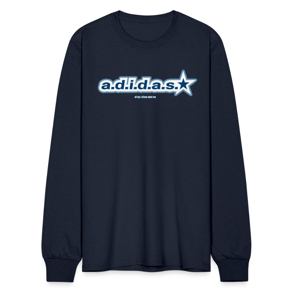 All Day I Dream About Sex - Long Sleeve - navy