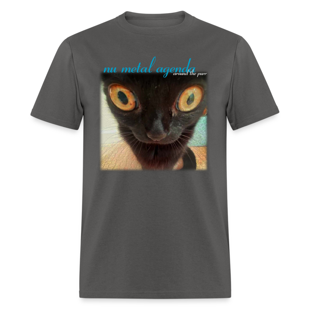 Around the Purr (meow) - Tee - charcoal