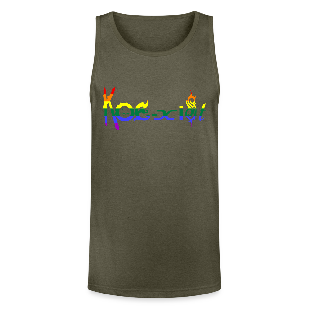 Koexist Pride -  Unisex Tri-Blend Organic Tank - heather olive