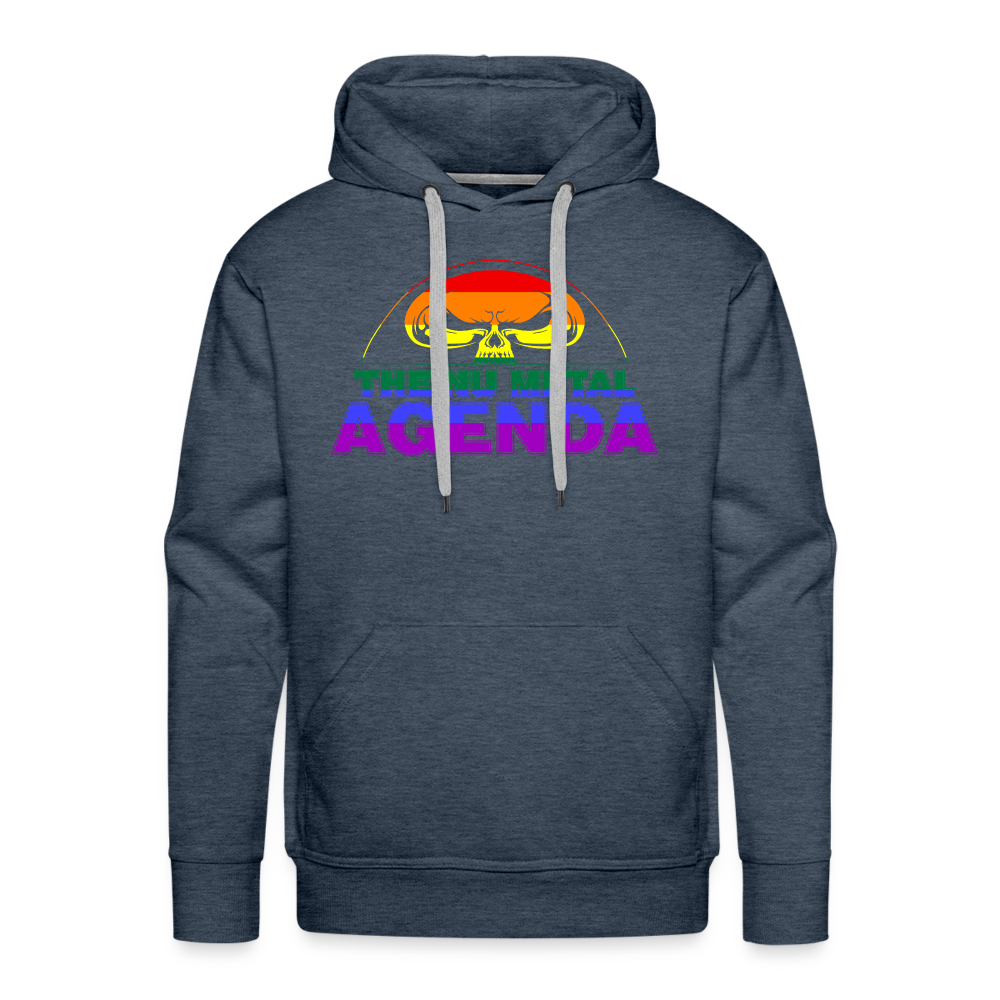 NMA Skull Pride - Premium Hoodie - heather denim