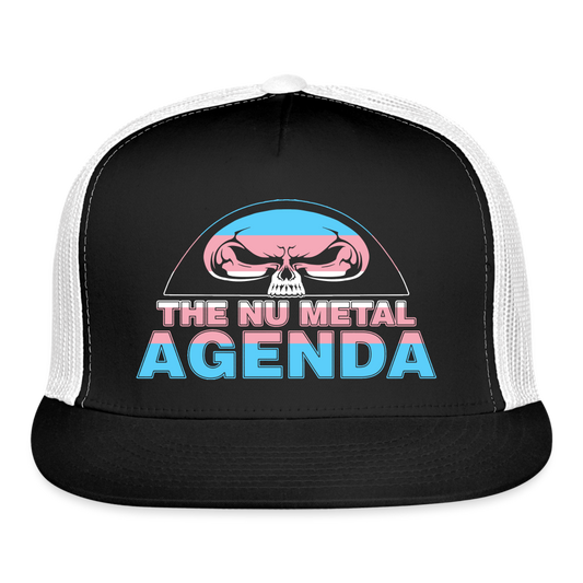 NMA Skull Trans Pride - Trucker Cap - black/white