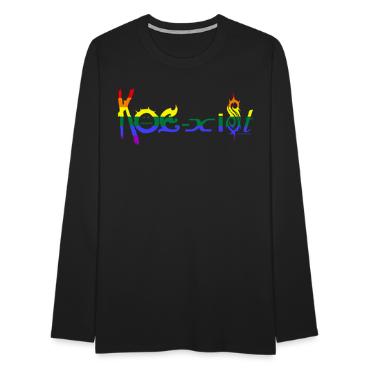 Koexist Pride - Premium Long Sleeve T-Shirt - black