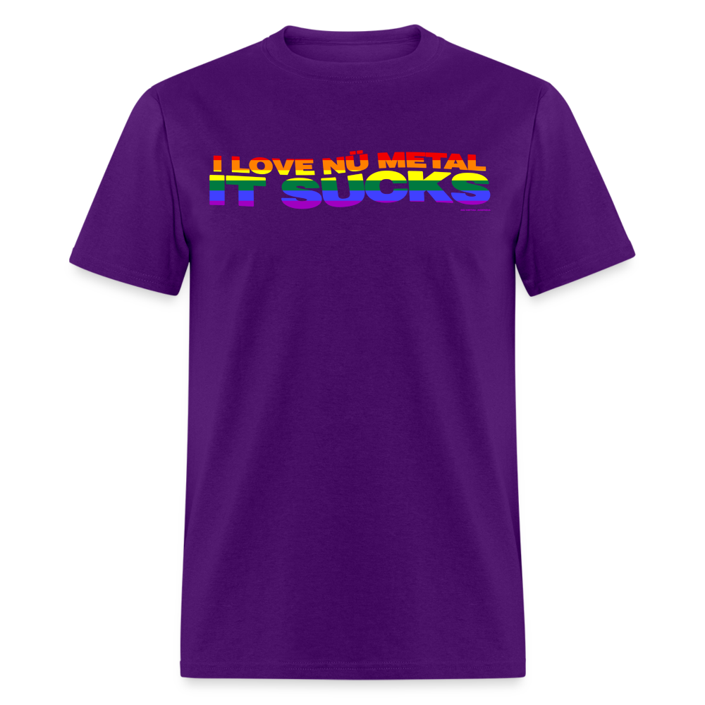I Love Nu Metal It Sucks Pride - Unisex Classic T-Shirt - purple