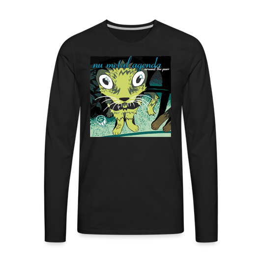 Around the Purr (meow) -  Premium Long Sleeve T-Shirt - black